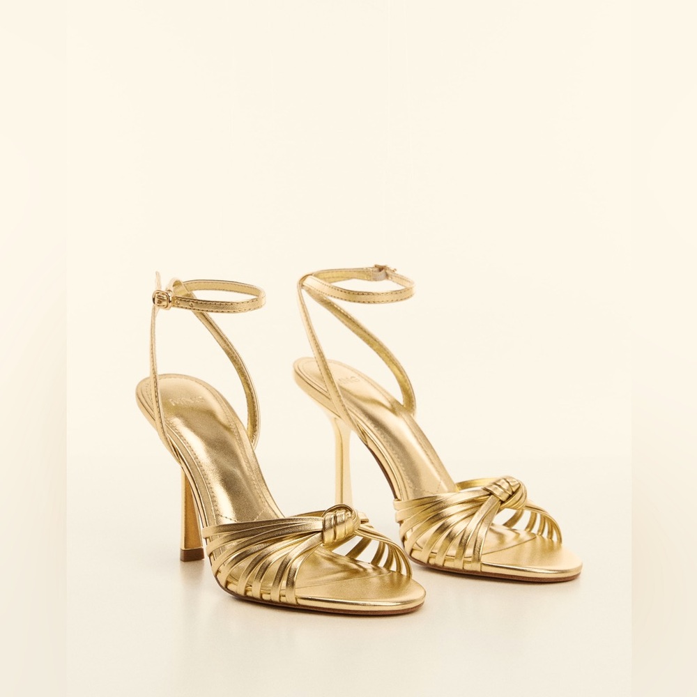 Gold Heeled Sandal
